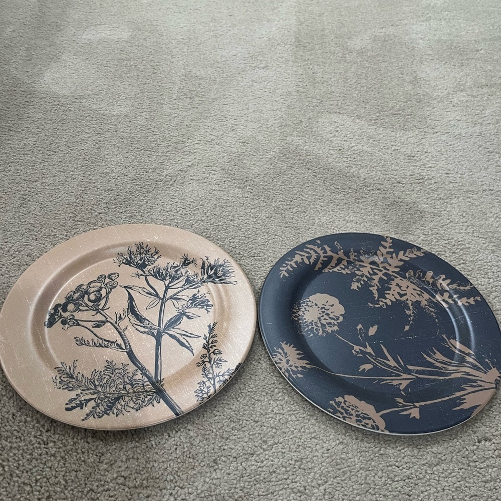 Plastic decorative plates, Ragon house As seen on Antique Warehouse
